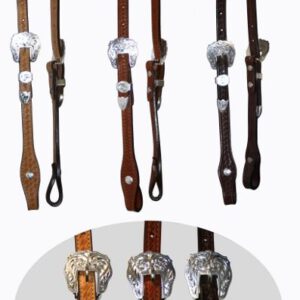ALS 1 Ear Show Bridle Silver