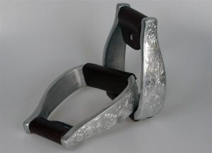Alu Stirrup Engraved and Straight