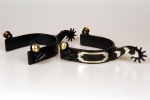 Spurs Black Steel and German Silver Type 1