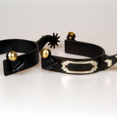 Spurs Black Steel and German Silver Type 1