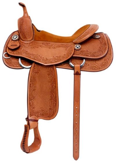 Bob's Custom Todd Bergen Cowhorse Saddle - Afbeelding 2