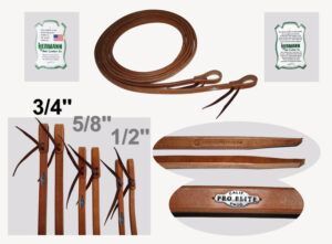California Pro Elite Series  Premium Harness Reins 8 ft (240) cm long 3/4  inch (19mm) wide