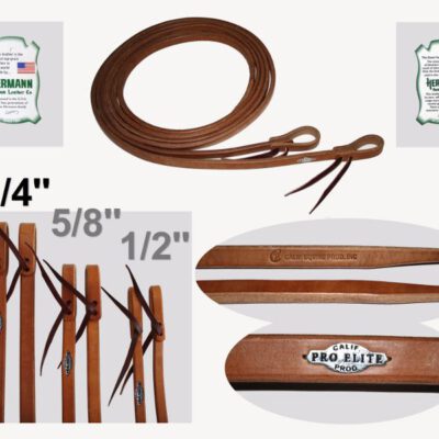 California Pro Elite Series  Premium Harness Reins 8 ft (240) cm long 3/4  inch (19mm) wide