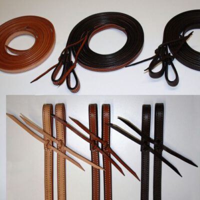 EE  Tack  Fully Stitched Reins 5/8 "