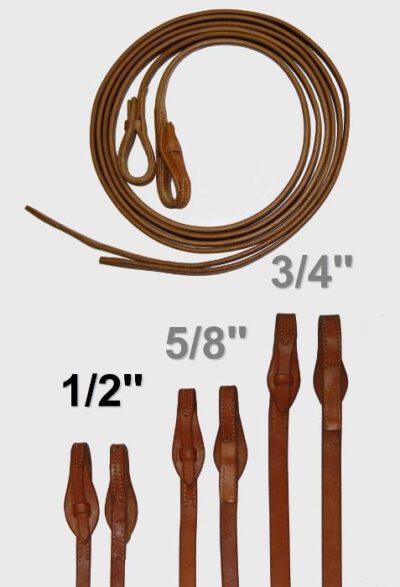 EE Tack Quick Change Harness Reins 1/2"