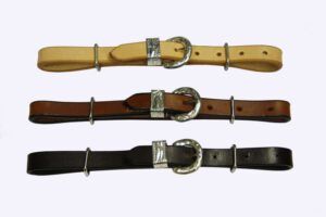 EE Tack Show Chin Strap  Silver