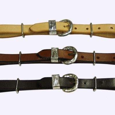 EE Tack Show Chin Strap  Silver