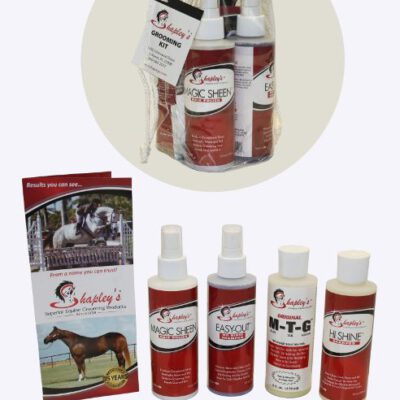 Shapley 's Grooming Kit - 4 bottles incl hairbrush