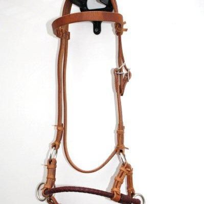 Sidepull Braided Leer