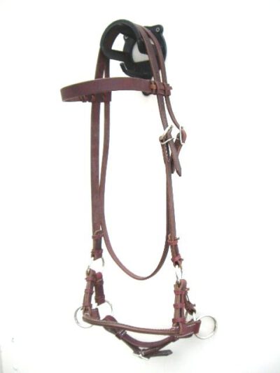 Sidepull Rond Lederen Neusriem