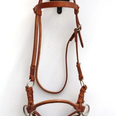 Sidepull Rond Lederen Neusriem Harness
