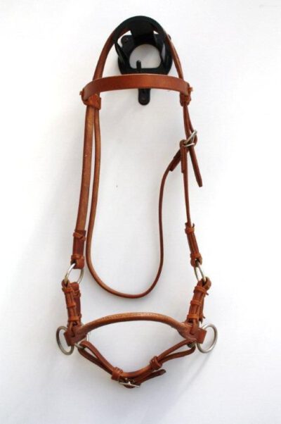 Sidepull Rond Lederen Neusriem Harness