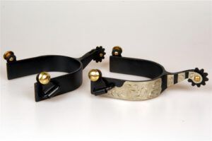 Spurs Black Steel and German Silver Type 2