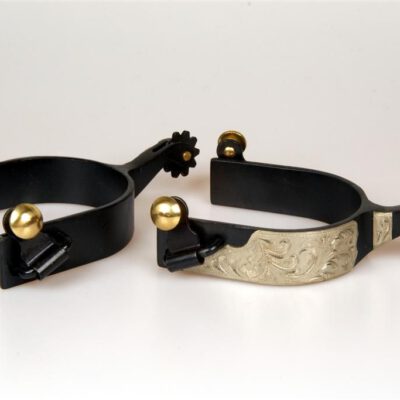 Spurs Black Steel and German Silver Type 2