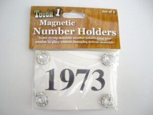 Magnetic Start Number Holders with Concho