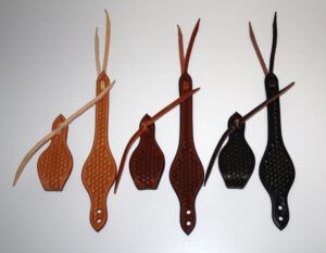 EE Tack Slobber Ends Basket Tooled or Harness