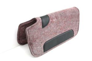 Felt Pad Grey Red Cut Back