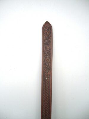Belt Barb Wire Silver Buckle - Image 4