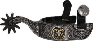 FG Spurs Engraved Cross