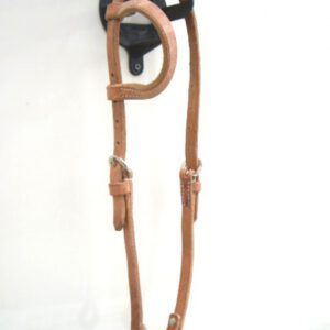 1 Ear Training Bridle Hermann Oak Leather