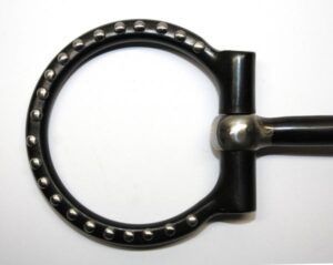 KS Black Steel Show Snaffle - Afbeelding 3