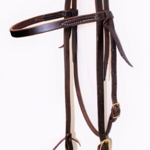 BCL Training Bridle Heavy Oiled Brass Hardware