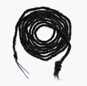 Horse Hair Mecate Black  22ft x 5/8" (16mm)