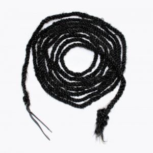 Horse Hair Mecate Black  22ft x 5/8" (16mm)