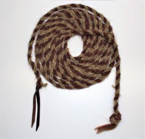 Horse Hair Mecate Two Tone  22ft x 5/8" (16mm)
