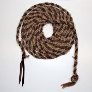 Horse Hair Mecate Two Tone  22ft x 5/8" (16mm)