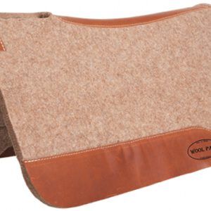 Mustang Contoured Tan Wool Pad