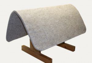 Mustang Wool Felt Padliner For Show Blanket Sand