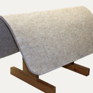 Mustang Wool Felt Padliner For Show Blanket Sand