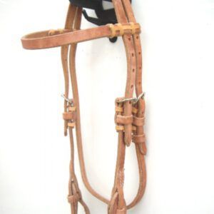 Quick Change  Straight  Front Trainings Bridle Herman Oak Leather