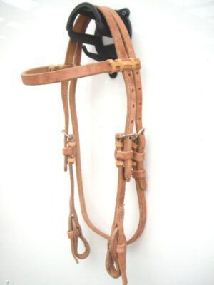 Quick Change  Straight  Front Trainings Bridle Herman Oak Leather