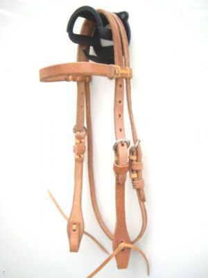 Trainings Bridle Straight Front Hermann Oak Leather