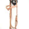 Trainings Bridle V Front Herman Oak Leather 