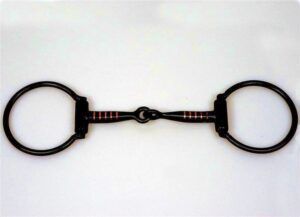 D - Ring Snaffle Bit  Sweet Iron  Copper Inlay  5 '' oder 5,5 ''
