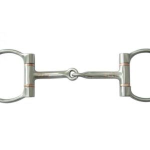 HYX Stainless Steel Brushed D-Ring Snaffle 5"