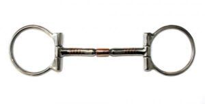 KS Stainless Steel Billy Allen D Ring Snaffle Copper Roller 5" or 5,5"