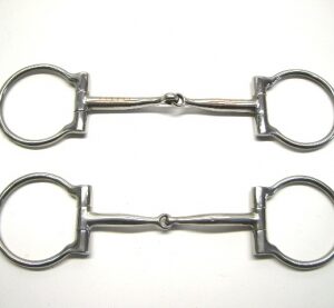 Stainless Steel D-Ring Snaffle Copper Inlay 5 '' or 5,5