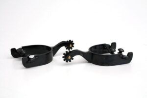 Black Steel Spurs