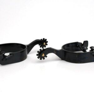 Black Steel Spurs