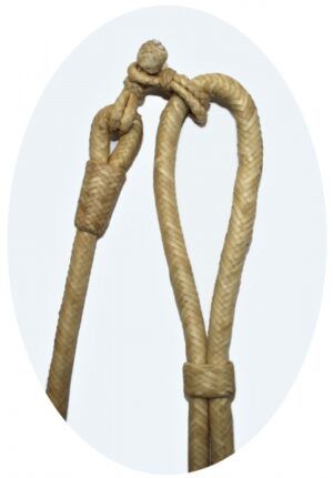 CE Romal Reins  Rawhide  Natur - Afbeelding 5