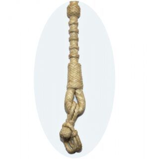 CE Romal Reins  Rawhide  Natur - Afbeelding 6