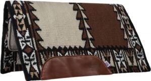 Mustang No Fear Pad Brown Wool 38'' x 34'