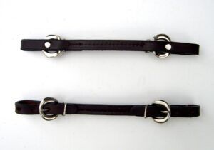 BCL Straight Kinriem Gestikt  Dark Oiled