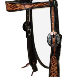 EE Tack Hoofdstel Floral Two Tone