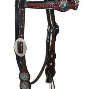 EE Tack Straight Front Hoofdstel Antique Coral