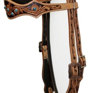 SN Tack Straight Hoofdstel Blue Dots